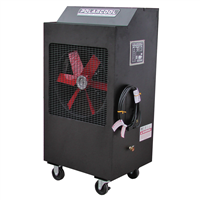 PolarCool 18" Galvanized Steel Powder Coated Black Evaporative Cooler