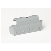10533 Bx/25 0.25 Oz Aw Style Plasteel Clip-On Weight