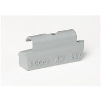 10536 Bx/25 1.00 Oz Aw Style Plasteel Clip-On Weight