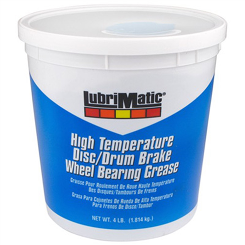 LubriMatic Greases, Oils & Lubricants - Hi-Temp Disc/Drum Wheelbearing Grease / 4 lb.