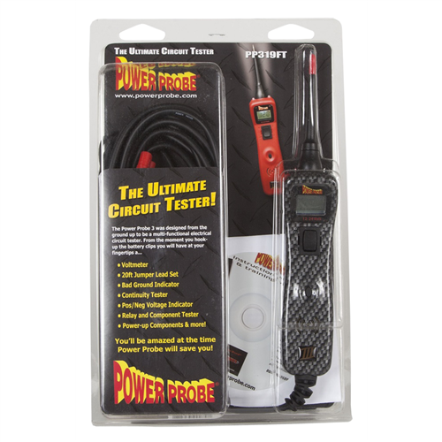 Power Probe TEK III Circuit Tester, Carbon Fiber, Clam Shell