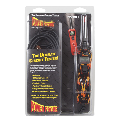 Power Probe TEK III Circuit Tester, Fire, Clam Shell