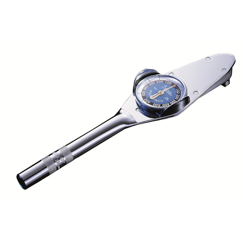 3/8" Drive Dial-Type Torque Wrench with Memory Pointer 600 lb. in.