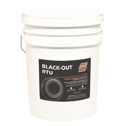 55GAL Black Tire Paint, RTU Water Based