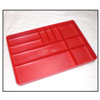 11 in. W x 16 in. D x 1-1/2 in. H Red Tool Box Organizer