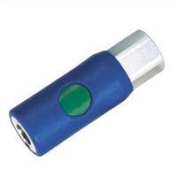 Female High Flow Interchange Safety Coupler
