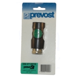 Prevost prevoS1 3/8" High Flow 3/8" FNPT Safety Coupler