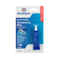 Medium Strength Threadlocker Blue, 6mL Tube Carded