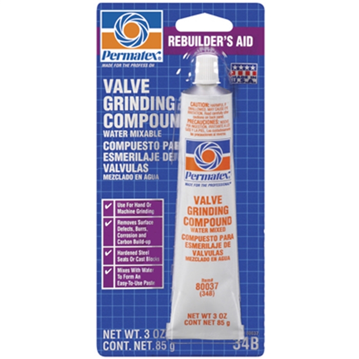 Valve Grinding Compound, 3 Ounce Tube Boxed