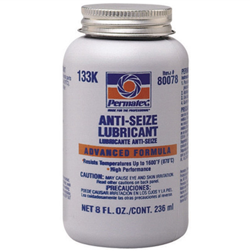Anti-Seize Lubricant 133K, 8 Ounce Brush Top Bottle