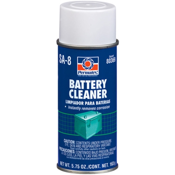 Permatex Inc 80369-Can Battery Cleaner, 6 Ounce Aerosol Can