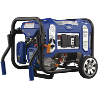 PulsarÂ® Ford 'M' Frame Dual Fuel Gasoline/Propane Powered, Electric/Recoil Start Portable Generator, 5250 Watt/4250 Watt w/ 224 cc Ducar Engine