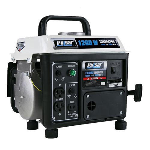 Pulsar Products Inc Pg1202s Pulsar 1200 Watt 2-Stroke Gas Generator