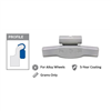 Wegmann Automotive Aw250Fe 2.5 Oz. Awn Series Steel Wheel