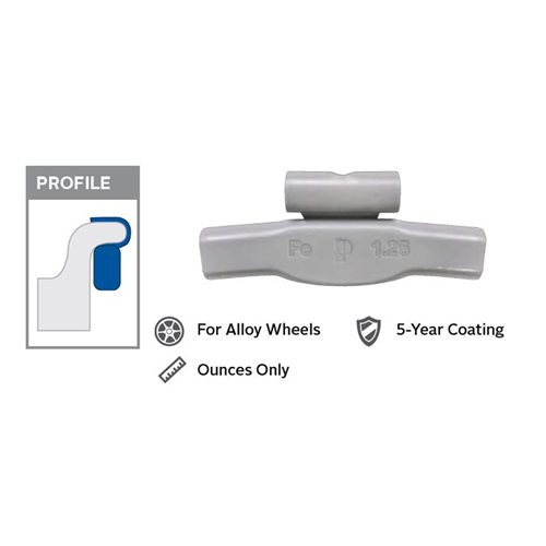 Wegmann Automotive Mc025Fe Box/25 Steel Mag Weights