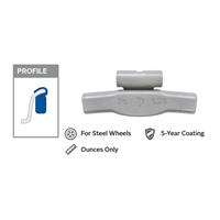 Wegmann Automotive P075Fe Bx/25 Steel Wheel Weights