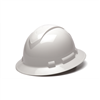 Ridgeline Hard Hat - White-Ridgeline Cap Style 4 Pt Ratchet Suspension