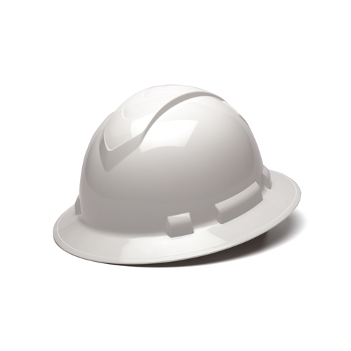 Ridgeline Hard Hat - White-Ridgeline Cap Style 4 Pt Ratchet Suspension