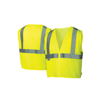 Pyramex Safety - Safety Vest - Hi-Vis Lime - Size Small