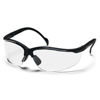 Pyramex SB1810S</br>Pyramex Safety - PMXTREME - Black Frame/Clear Lens with Black Cord , Sold 12/BOX