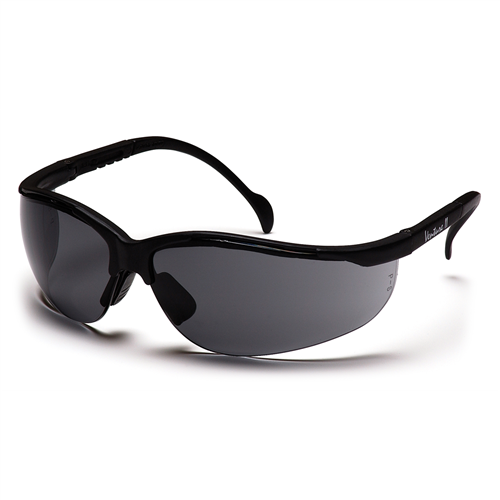 Pyramex Safety - PMXTREME - Black Frame/Gray Lens with Black Cord  , Sold 12/BOX