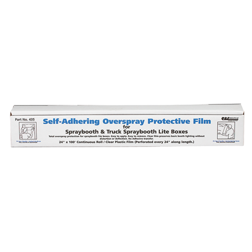 Rbl Products 435 24"X100' Cont. Roll Clear Plastic Lit Box (1Cs)