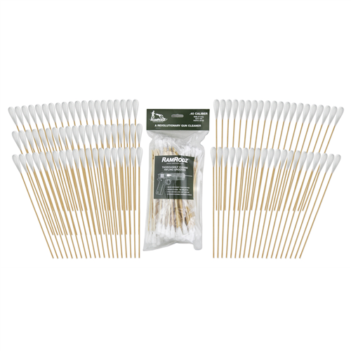 100 Piece 8" RamRodz Barrel & Breech Cleaners For .40 Caliber