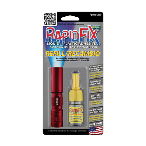 RapidFix UV Liquid Plastic Adhesive
