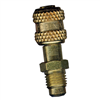 1/4" MFL x 3/16" FF Solid Brass Straight Adapter