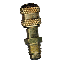 1/4" MFL x 3/16" FF Solid Brass Straight Adapter