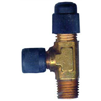 Robinair 15195 Tee 1/2" and 1/4" Fittings Pump Inlet Adapter 