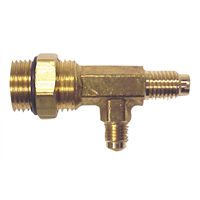 Robinair 15495 Optional Vacuum Pump Combination Inlet Tee Fittings, R-12/R-134a