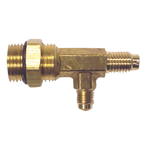 Optional Vacuum Pump Combination Inlet Tee Fittings, R-12/R-134a