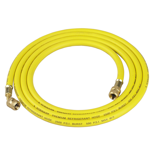 96" Yellow Hose 1/4" x 1/4 R12