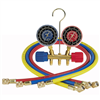 Manifold Gauge Set w/ Three 36" Hoses