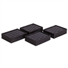 Set of Four 1 1/2" Tall Fat Polymer Adapter Blocks