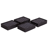 Set of Four 1 1/2" Tall Fat Polymer Adapter Blocks
