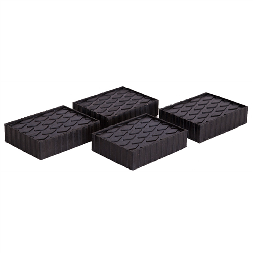 Set of Four 1 1/2" Tall Fat Polymer Adapter Blocks