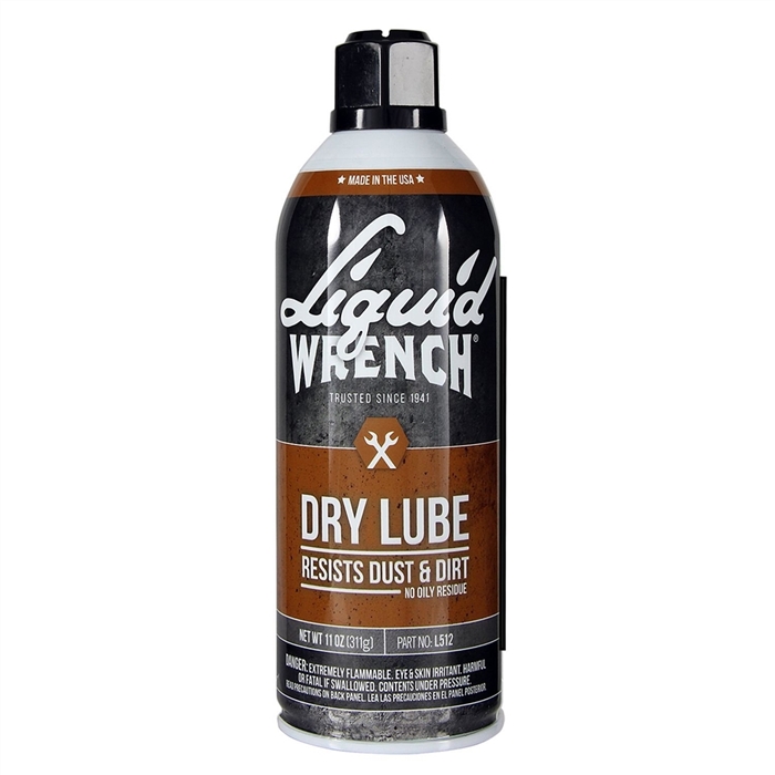 Liquid Wrench Dry Lubricant, with CERFLON, Foaming Action, Stays Where Sprayed, 11 oz Can, 12 Pack