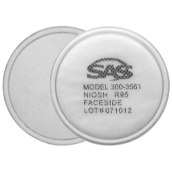 SAS SafetyÂ® R95 BreatheMate Particulate Filters (Box of 12)