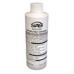 SAS SafetyÂ® Preservative for Eyewash Station - 8 oz. Bottle