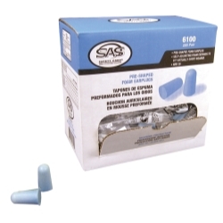 SAS Safety Foam Ear Plugs Disposableenser Box (200 pair)