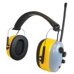 SAS SafetyÂ® Digital AM / FM Radio Earmuff Hearing Protection (Ea)