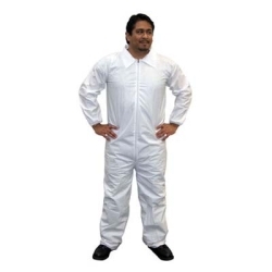 SAS SafetyÂ® Disposable Lightweight Polypropylene Coveralls, Size XL