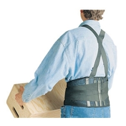 SAS SafetyÂ® Lightweight Polyester Back Support Belt, Size Medium (32â€ x 38â€)