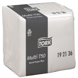 TORKÂ® Multi-T50 Quarter Fold General Purpose Absorbent Wipers (56 pc.)