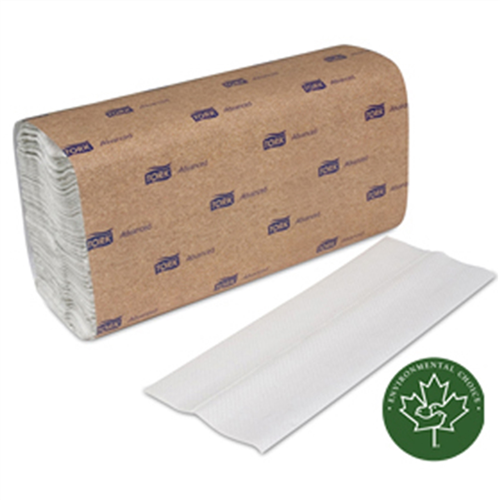 Tork Advanced C - Fold Towel - White - 13"x10.125" - 1 - 2400 count