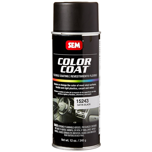 Color Coat - Satin Black Aerosol