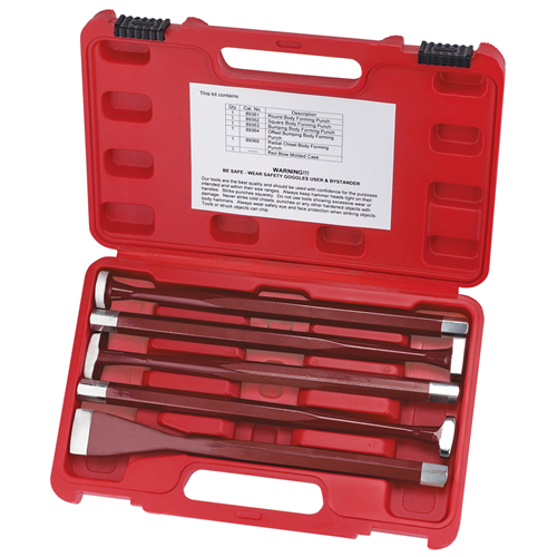 5-Piece Body Forming Punch Set - Automotive Repair Tools