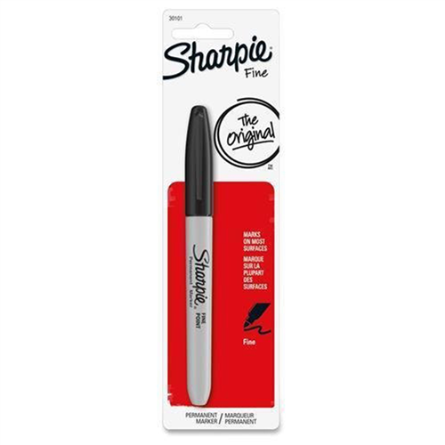 Sharpie 30101pp Sharpie Fine Point Permanent Marker, Black